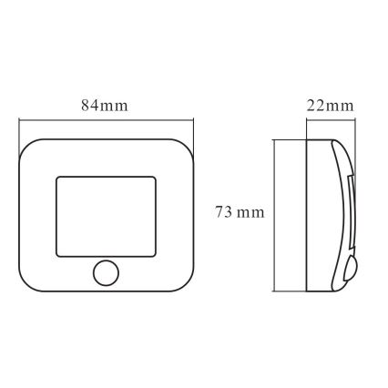 Osram - LED-suunavalgusti anduriga NIGHTLUX LED/0,3W/3xAAA IP54