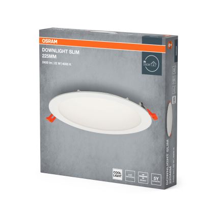 Osram - LED Süvistatav valgusti SLIM LED/22W/230V 4000K