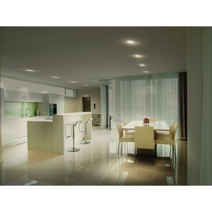 Osram - LED süvistatav valgusti SPOT 1xGU10/4,3W/230V 2700K CRI 90 matitud kroom