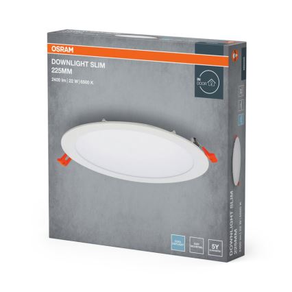Osram - LED süvisvalgusti SLIM LED/22W/230V 6500K