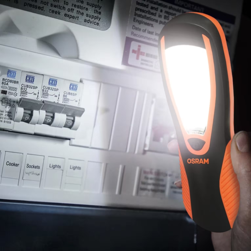 Osram - LED-taskulamp LEDINSPECT TASK 180 ESSENTIAL LED/3W/3xAAA