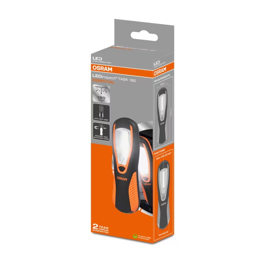 Osram - LED-taskulamp LEDINSPECT TASK 180 ESSENTIAL LED/3W/3xAAA