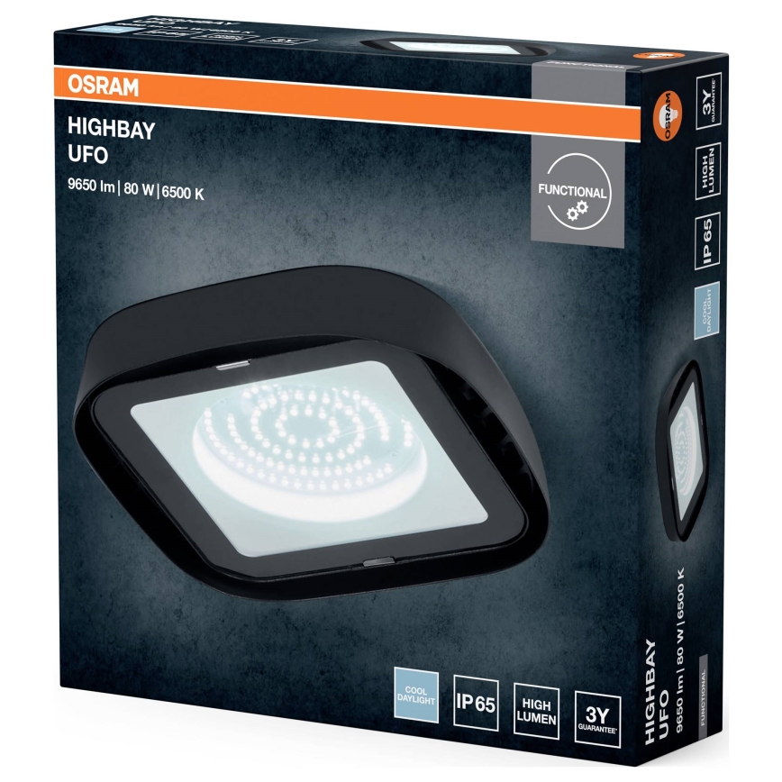 Osram - LED tööstuslik laevalgusti HIGHBAY LED/80W/230V 6500K 23x23 cm IP65