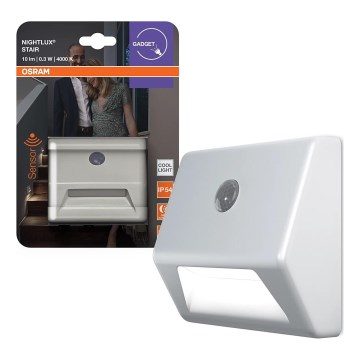 Osram - LED-trepi valgusti anduriga NIGHTLUX LED/0,25W/3xAAA IP54 valge