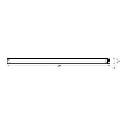Osram - LED-valguslint FLEX COB 1,5m LED/7,5W/230V