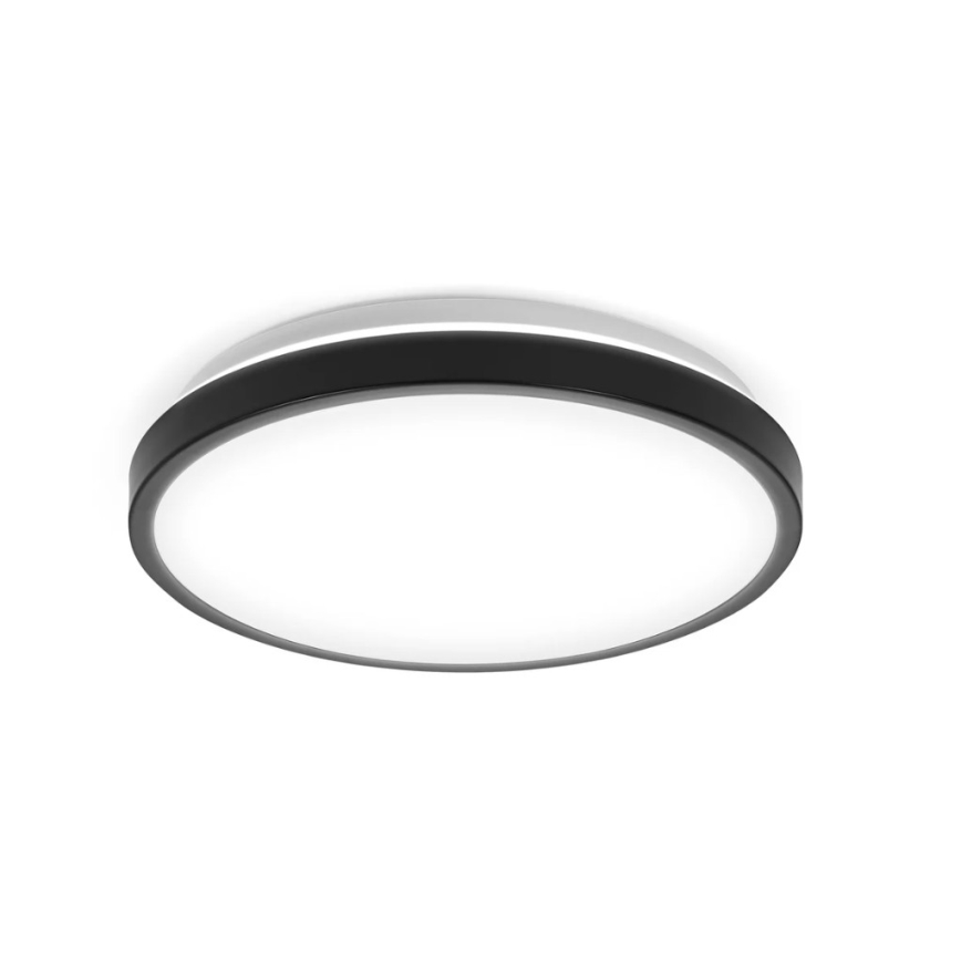 Osram - LED vannitoa laelamp DISC LED/18W/230V 3000/4000K läbimõõt 30 cm IP44 must