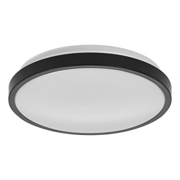 Osram - LED vannitoa laelamp DISC LED/18W/230V 3000/4000K läbimõõt 30 cm IP44 must
