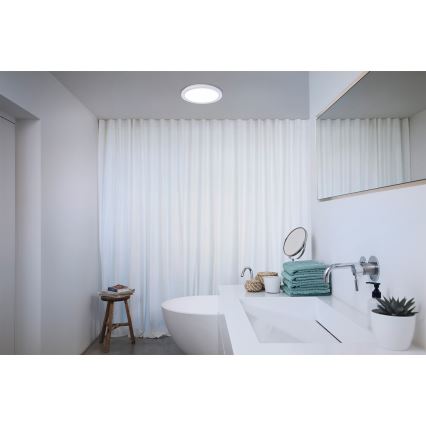 Osram - ORBIS DISC LED vannitoa laevalgusti 22W/230V 3000/4000K Ø 30 cm IP44, valge