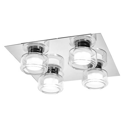 Osram - LED vannitoa laevalgusti ORBIS FLAME 4xLED/5,5W/230V 3000/4000K IP44 läikiv kroom