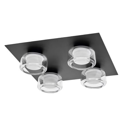 Osram - LED-vannitoa laevalgusti ORBIS FLAME 4xLED/5,5W/230V 3000/4000K IP44 must