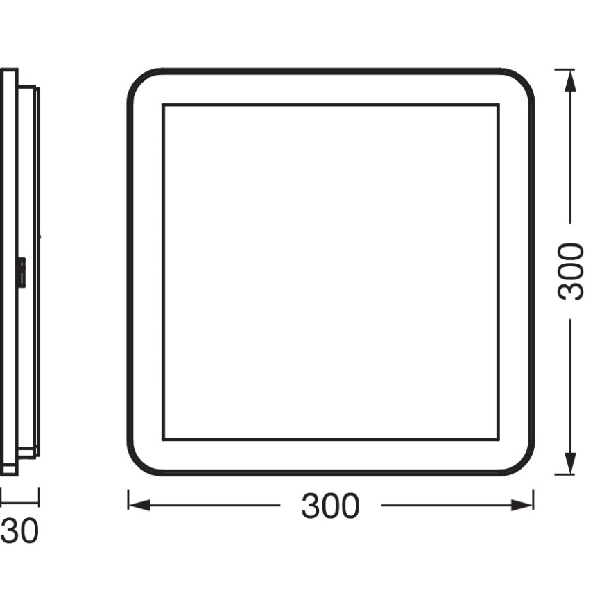 Osram - LED vannitoa laevalgusti ORBIS DISC LED/22W/230V 3000/4000K 30x30 cm IP44 valge