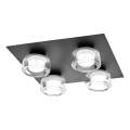 Osram - LED-vannitoa laevalgusti ORBIS FLAME 4xLED/5,5W/230V 3000/4000K IP44 must