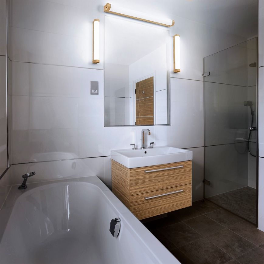 Osram - ORBIS TUBE LED vannitoa peeglivalgusti, hämardatav, 12W/230V, 3000/4000K, 60 cm, IP44, pruun