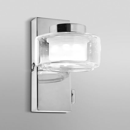Osram - LED vannitoa seinavalgusti ORBIS FLAME LED/5,5W/230V 3000/4000K IP44 läikiv kroom