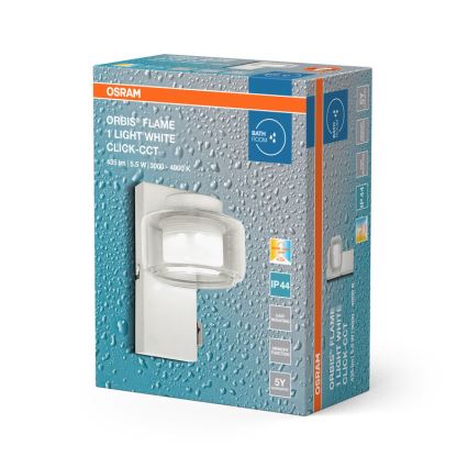 Osram - LED-vannitoa seinavalgusti ORBIS FLAME LED/5,5W/230V 3000/4000K IP44 valge