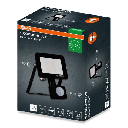 Osram - liikumisanduriga LED-prožektor FLOODLIGHT LED/10W/230V 4000K IP65