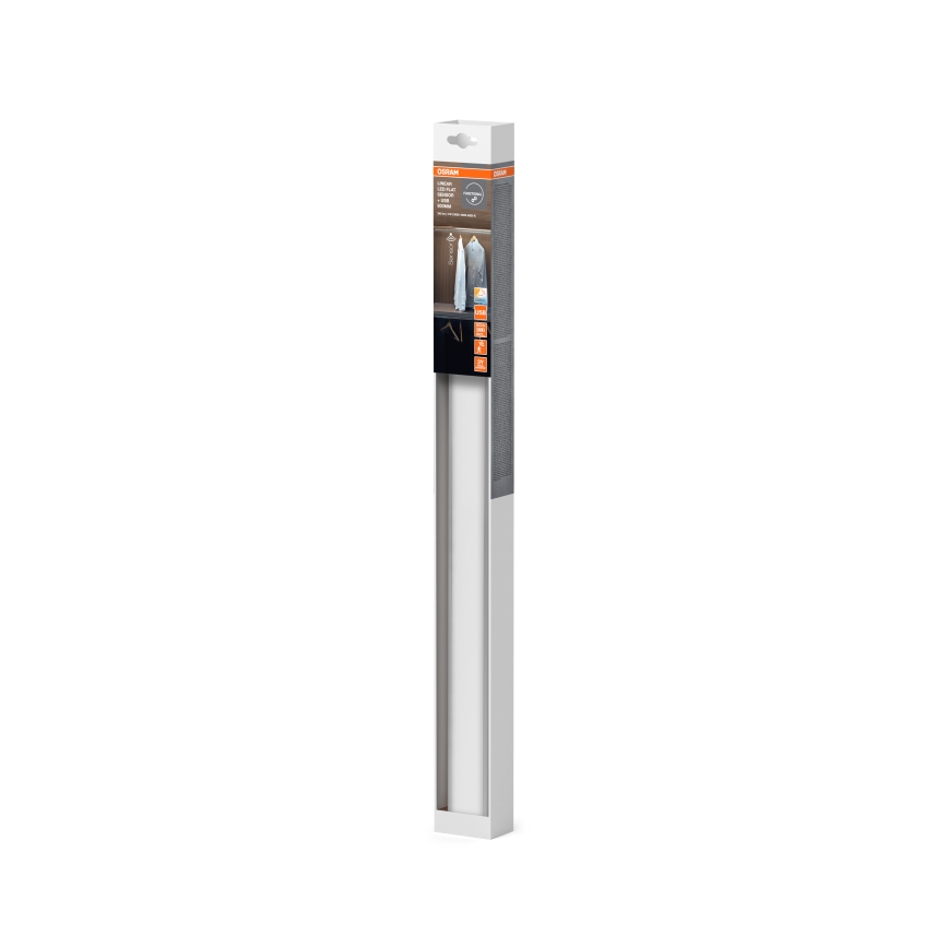 Osram - LED aluskapi valgusti liikumis- ja hämarussensoriga LINEAR LED/4W/3,7V 1500 mAh 3000/4000/6500K 60 cm hall