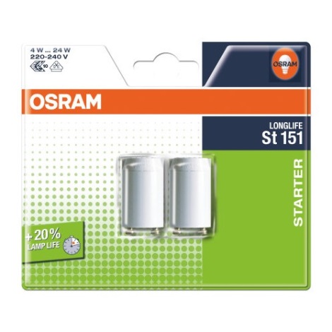 Osram - Luminofoorvalgustite starter  ST151 4-22W/230V