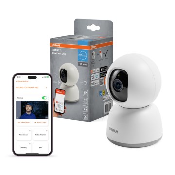 Osram - Nutikas sisekaamera 360° koos 2K anduriga SMART+ 230V Wi-Fi