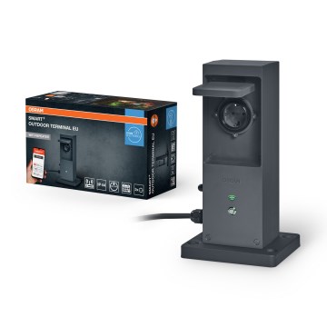 Osram - nutikas väline pistikupost 2× SCHUKO Wi‑Fi korduriga IP44