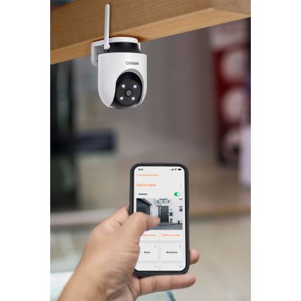 Osram - Nutikas väliskaamera 360° 2K-anduriga SMART+ 230V IP67 Wi-Fi