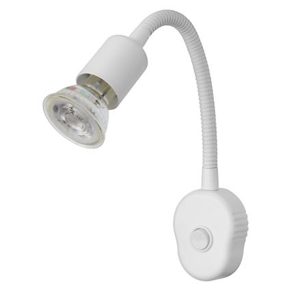 Osram - Painduv seinavalgusti PLUG TUBE FLEX 1xGU10/5W/230V valge