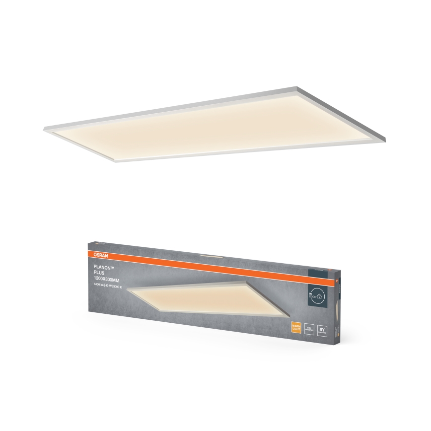 Osram - pinnale paigaldatav LED-paneel PLANON LED/40W/230V 3000K 30x120 cm valge