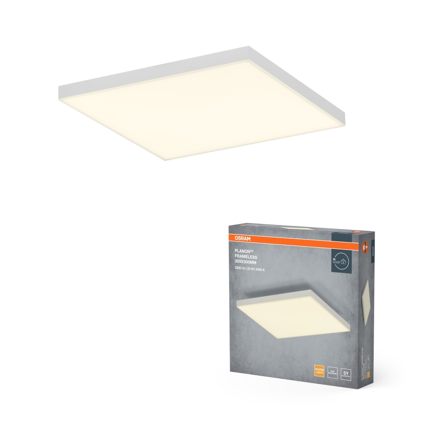 Osram - pinnapealne LED-paneel PLANON LED/20W/230V 3000K 30x30 cm valge
