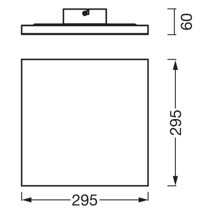 Osram - pinnapealne LED-paneel PLANON LED/20W/230V 3000K 30x30 cm valge