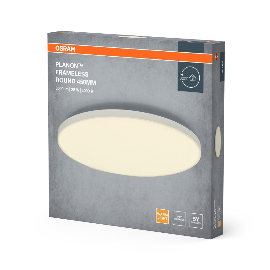 Osram - Pinnapealne LED-paneel PLANON LED/28W/230V 3000K läbimõõt 45 cm valge
