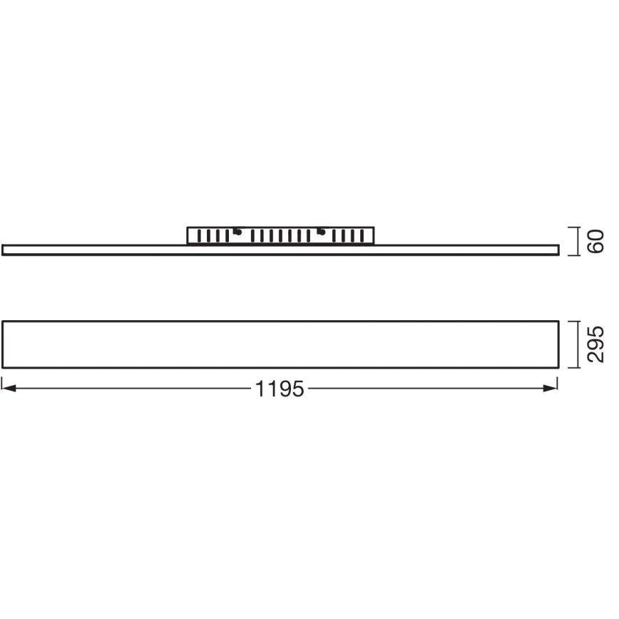 Osram - pinnapealne LED-paneel PLANON LED/40W/230V 3000K 30x120 cm valge
