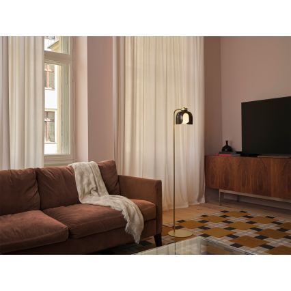 Osram - Põrandalamp DECOR COROLLE 1xE27/15W/230V must/kuldne