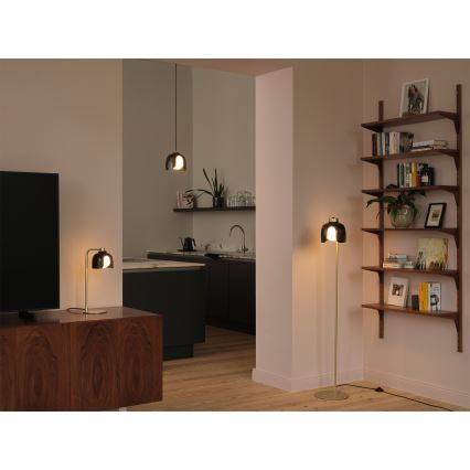 Osram - Põrandalamp DECOR COROLLE 1xE27/15W/230V must/kuldne