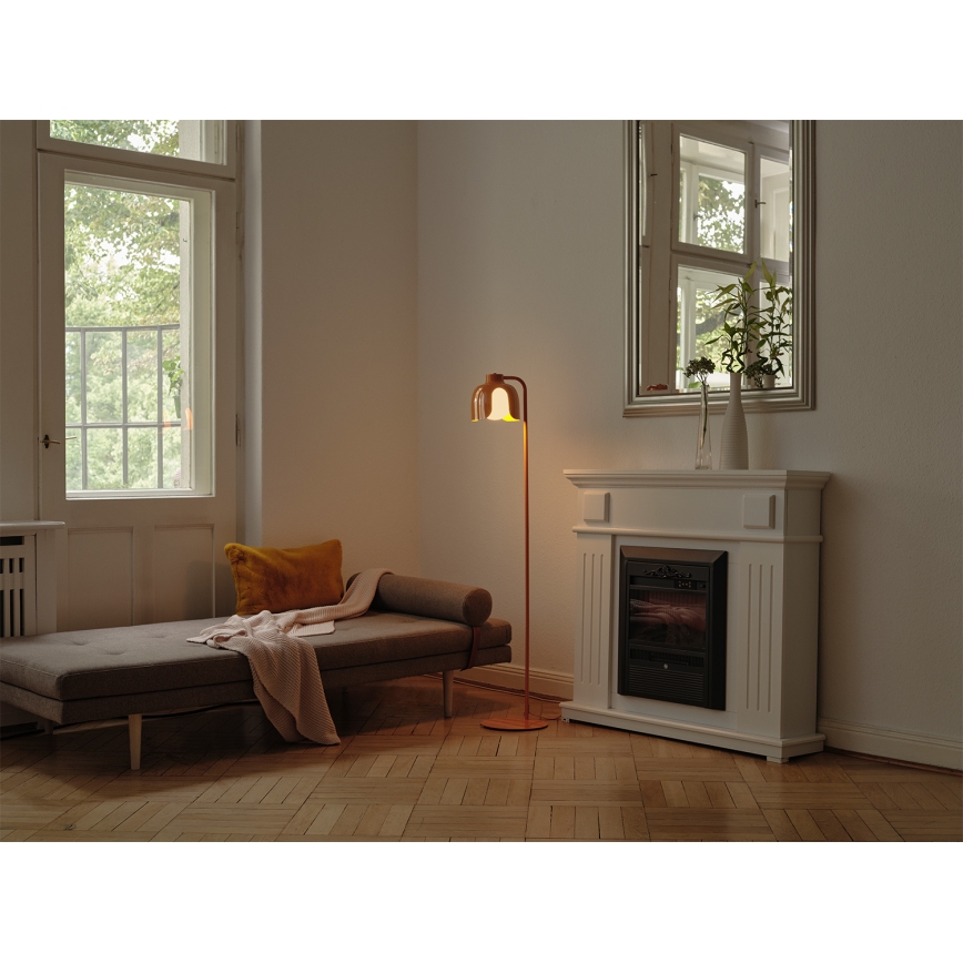 Osram - Põrandalamp DECOR COROLLE 1xE27/15W/230V oranž
