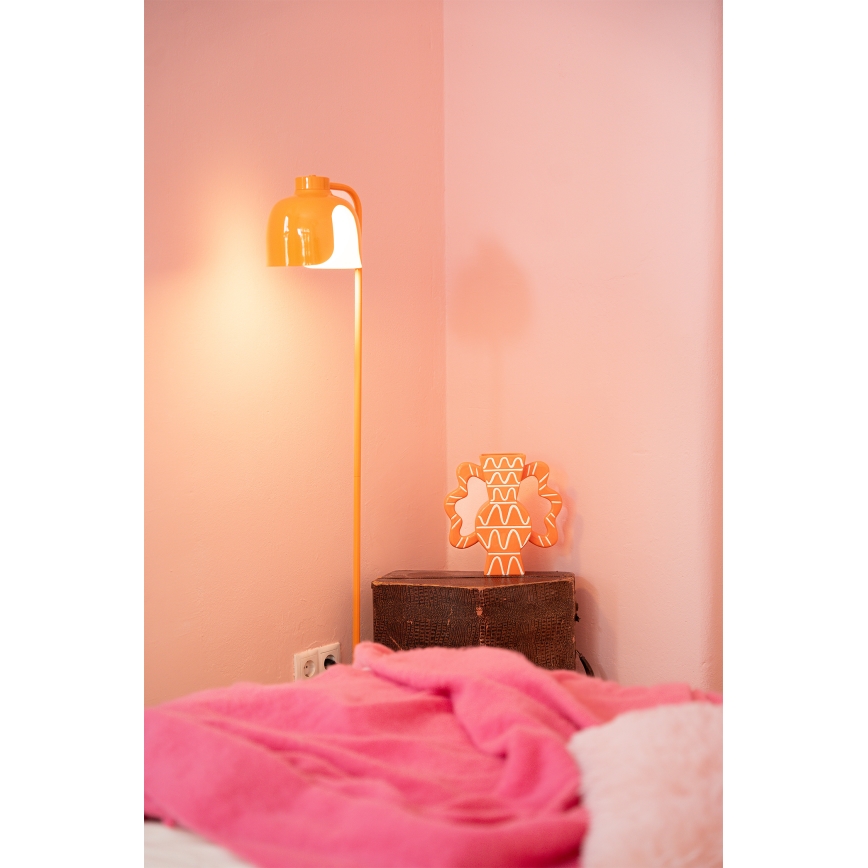 Osram - Põrandalamp DECOR COROLLE 1xE27/15W/230V oranž