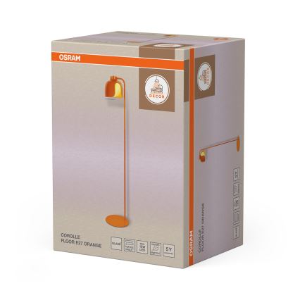 Osram - Põrandalamp DECOR COROLLE 1xE27/15W/230V oranž