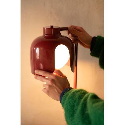 Osram - Põrandalamp DECOR COROLLE 1xE27/15W/230V punane