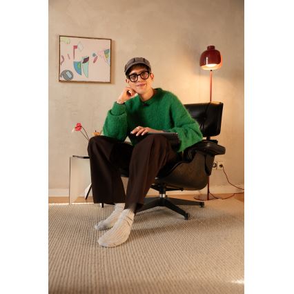 Osram - Põrandalamp DECOR COROLLE 1xE27/15W/230V punane