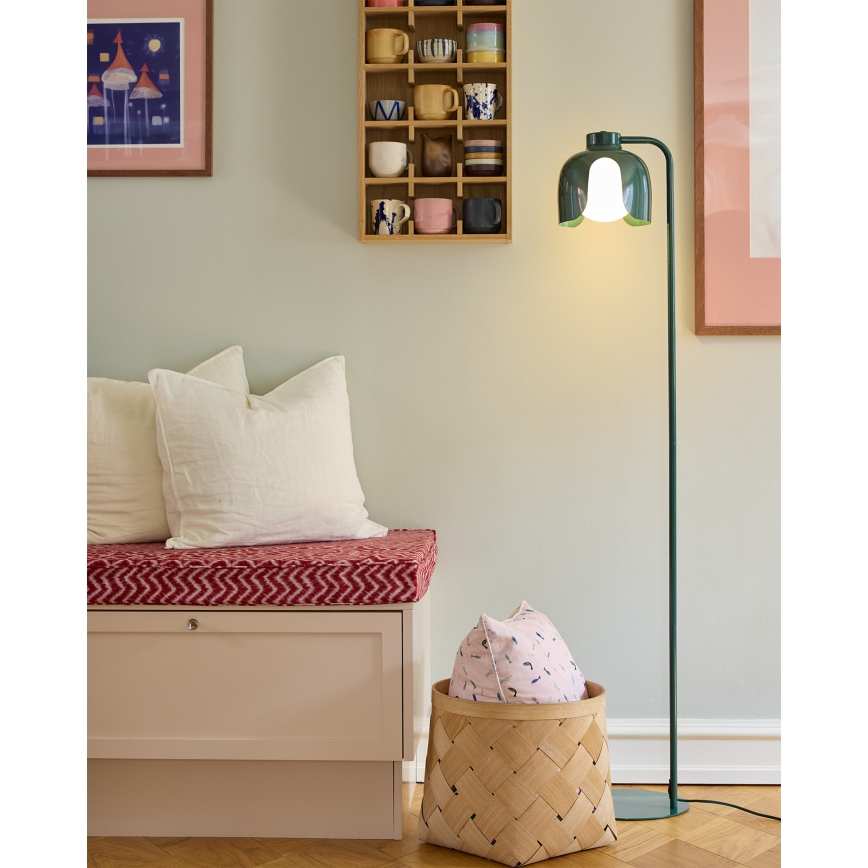 Osram - põrandalamp DECOR COROLLE 1xE27/15W/230V roheline