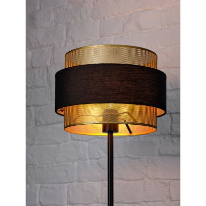 Osram - Põrandalamp DECOR HORNET 1xE27/10W/230V must/kuldne