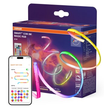 Osram - RGB-LED hämardatav riba SMART+ MAGIC 3m LED/22W/230V Wi-Fi + kaugjuhtimispult