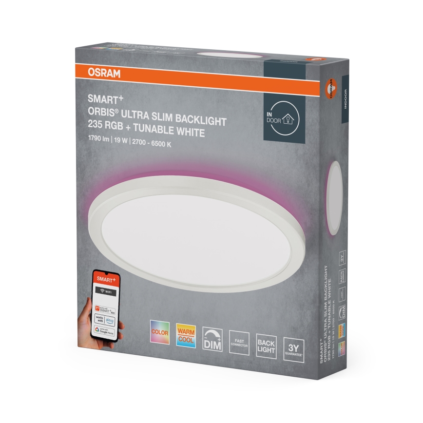 Osram - LED RGBW hämardatav laevalgusti SMART+ ORBIS LED/19W/230V 2700-6500K Wi-Fi