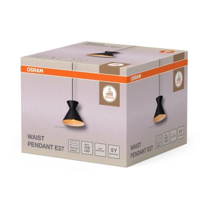 Osram - ripatsvalgusti kaabliga DECOR WAIST 1xE27/40W/230V must