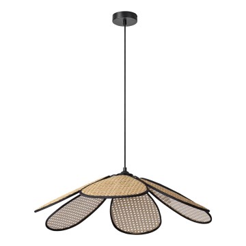 Osram - Ripplamp kaabliga DECOR RATTAN 1xE27/15W/230V Ø 69 cm beež/must