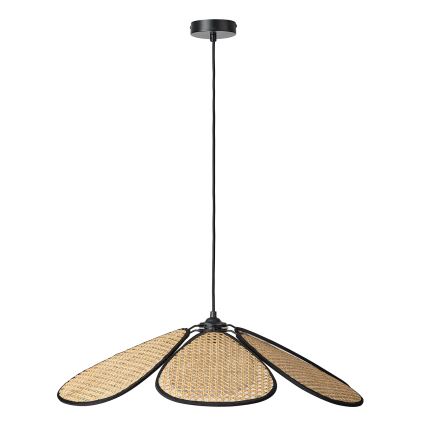 Osram - Ripplamp kaabliga DECOR RATTAN 1xE27/15W/230V Ø 69 cm beež/must
