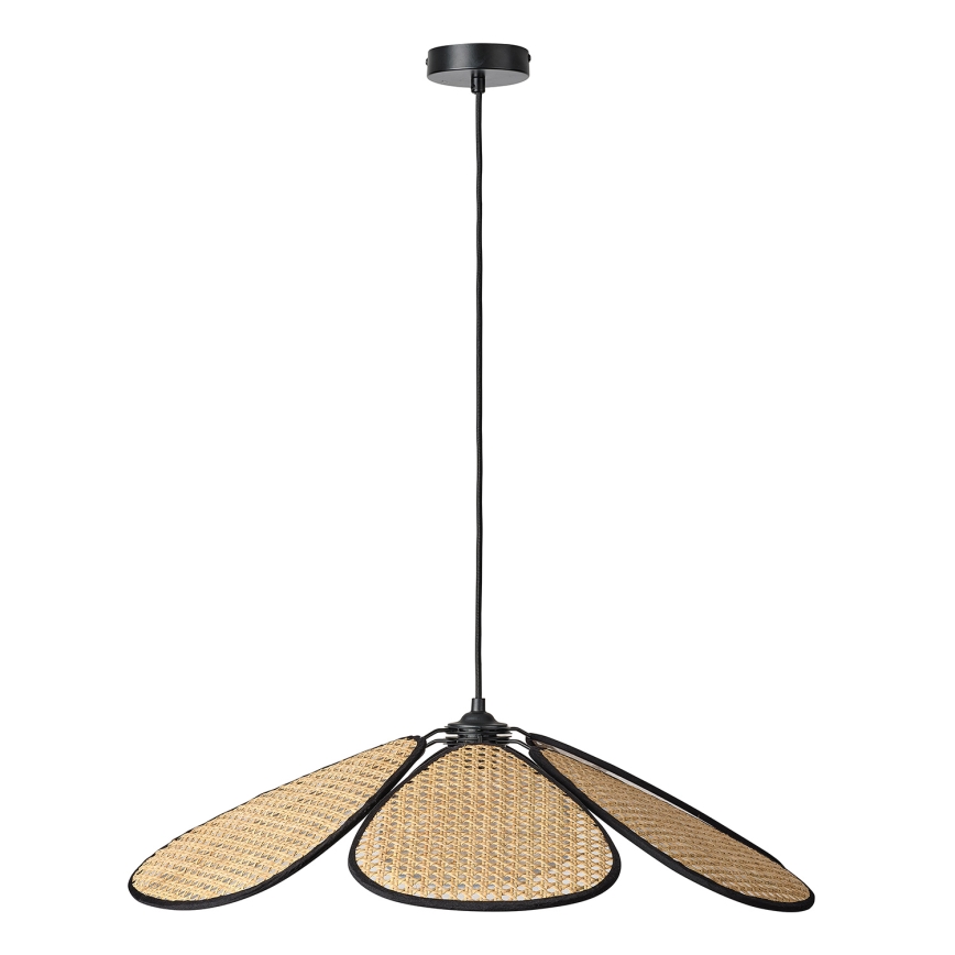 Osram - Ripplamp kaabliga DECOR RATTAN 1xE27/15W/230V Ø 69 cm beež/must