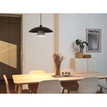 Osram - Ripplamp kaablil DECOR FLYING MUSHROOM 1xE27/25W/230V Ø50 cm must