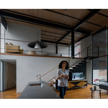 Osram - Ripplamp kaablil DECOR FLYING MUSHROOM 1xE27/25W/230V Ø50 cm must