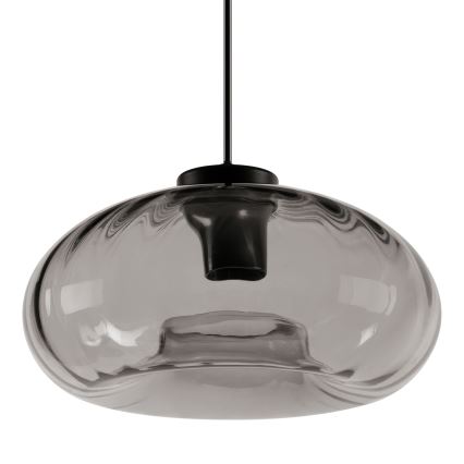 Osram - Rippvalgusti kaabliga DECOR SMOKE 1xE27/12W/230V läbimõõduga 28 cm must/suitsuhall