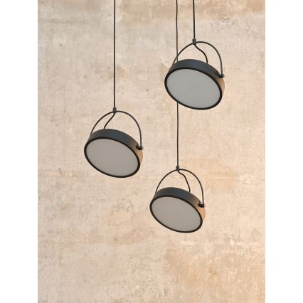 Osram - riputuskaabliga LED-rippvalgusti DECOR PUCK 3xLED/12W/230V CRI 90 must